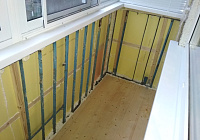 ремонт и отделка балкона