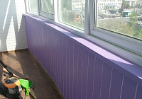 утепление балкона и обшивка панелями ПВХ