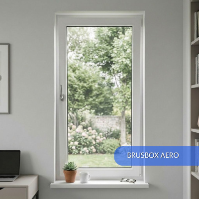 Окна ПВХ Brusbox Aero, одностворчатые 700*1450